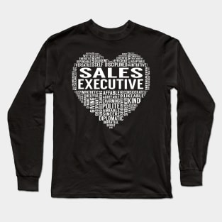 Sales Executive Heart Long Sleeve T-Shirt